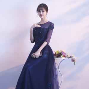 カラードレス 青 ロングドレス 演奏会 安い ...の詳細画像4