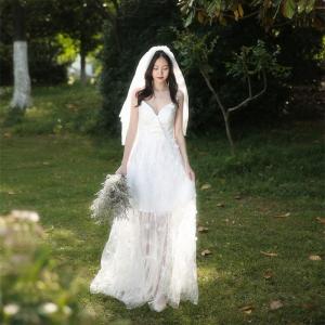 ミニドレス ミモレ丈ドレス ウェディグドレス 二次会 花嫁 パーティ