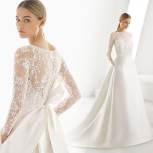 長袖 ミモレ丈 ウェディグドレス 二次会 花嫁 パーティドレス 結婚式