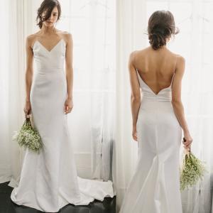 ウェディングドレス 編み上げ ファスナー フェザー パーティードレス 二次会 結婚式 披露宴 ブライダル ロング 花嫁 ウエディング Aラインドレス サイズオーダー ウェディングドレス 編み上げ ファスナー 白 黒 ピンク フェザー