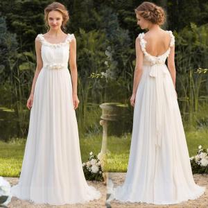 ウエディングドレス 二次会 結婚式 花嫁 Ａラインドレス