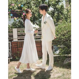 ウェディングドレス 結婚式 二次会 ウエディングドレス ロング丈