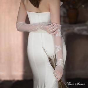 即納 ウエディンググローブ ロンググローブ 結婚式 ブライダルグローブ