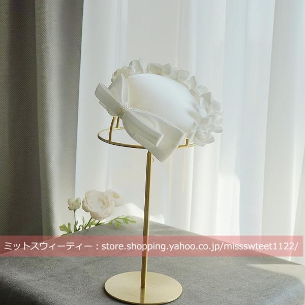 トークハット トーク帽 パーティー ウェディングヘッドドレス ウエディング カクテル帽 結婚式 二次...
