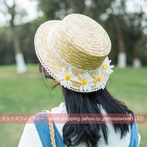 ハット 麦わら帽子 ウェディングハット つば広 ウエディングハット レディース ブライダル 花嫁 二...