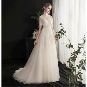 ウェディングドレス フォトウェディング 二次会 花嫁 白 ワンピース