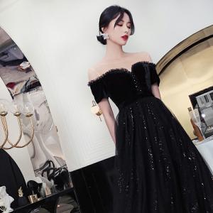 カラードレス ブラック ビスチェドレス 花柄 結婚式 披露宴 二次会