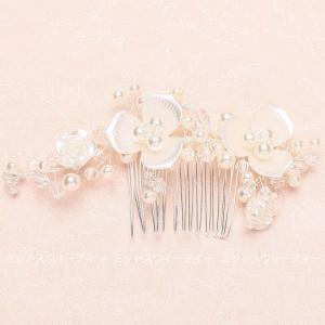 即納 ウエディング ヘアアクセサリー フラワー...の詳細画像4