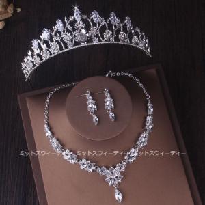 ✴︎ウェディング✴︎ティアラ✴︎バレッタ&イヤリング&ネックレス ウェディング ティアラ ネックレス イヤリング ピアス ピンク フラワー