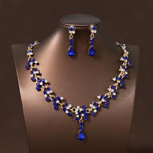 ウェディングネックレス イヤリング ピアス 緑 グリーン 結婚式