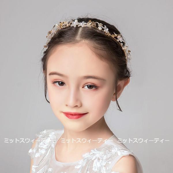 子供 カチューシャ ヘアバンド 安い キッズ 髪飾り 結婚式 ヘッドドレス パーティー ティアラ 子...