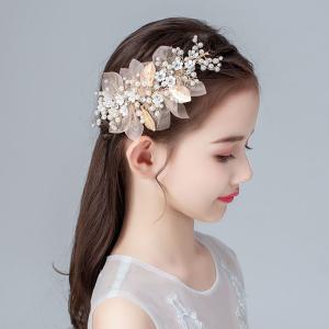 子供 ティアラ ヘッドドレス フラワー髪飾り キッズ ヘアピン 安い ヘアアクセサリー ピアノ発表会 女の子 演奏会 フラワーガール パーティー 女子 フラワー｜missswteet1122