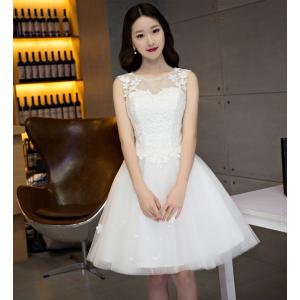 2次会用♡ウェディングミニドレス ウエディングドレス 結婚式 2次会 花嫁 二次会ドレス エンパイア
