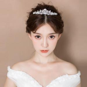 ウエディングヘッドドレス ティアラ クラウン 王冠 ウェディングヘア