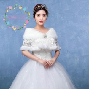 ファーケープ 安い ファーショール 肩掛け ボレロ 結婚式 ウエディング