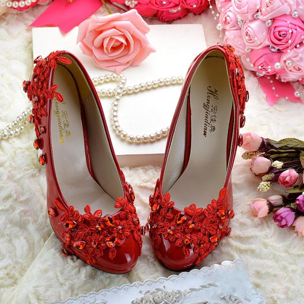 ウエディングシューズ 0.5/4.5/8cmヒール ウェディングシューズ ステージ パンプス ハイヒ...