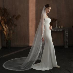 ウエディングベール ウェディングベール ロングベール コーム付き