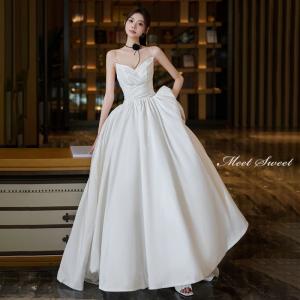 ウエディングドレス ワイドパンツ オールインワン ホルターネック 結婚