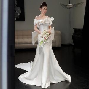 ウェディングドレス 二次会 前撮り マーメイドラインドレス 花嫁