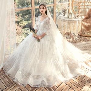 ウエディングドレス 安い 白 サテン ロングドレス 結婚式 花嫁