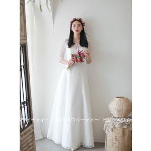 ウェディングドレス ビスチェ aラインドレス ウエディングドレス