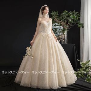 ウエディングドレス リボン 結婚式 二次会 花嫁 プリンセス