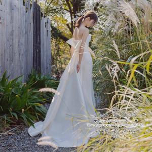 ウェディングドレス セパレート パーティードレス Aライン トレーン