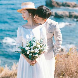 ウエディングドレス パンツドレス 二次会 花嫁 前撮り ウェディング