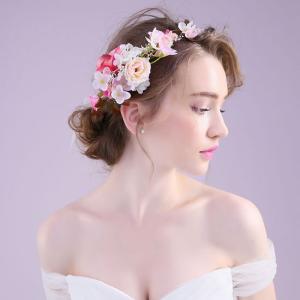 姫風 花冠 ウェディング 安い ヘッドドレス 髪飾り