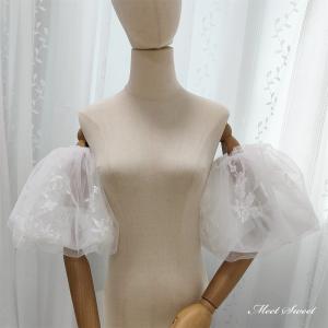 セミオーダー可能 取り外し袖 付け袖 パフスリーブ