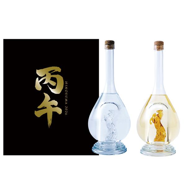 2026干支ボトルセット　午年　日本酒＆焼酎　500ml×2本　化粧箱入り　八鹿酒造 11月中旬以降...