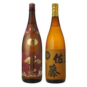 焼酎　飲み比べ　赤霧島　1800ml　佐藤　麦　1800ml　2本飲み比べセット｜mista