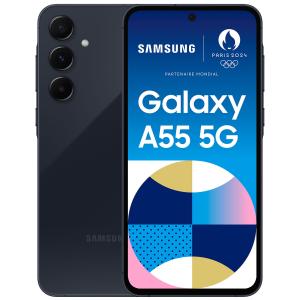 Samsung Galaxy A55 A556E Dual Sim 8GB RAM 256GB 5G ネイビー 新品 SIMフリー スマホ 本体 1年保証｜スマホのミスターガジェッツ