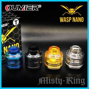OUMIER WASP NANO RDA BF対応 22mm アトマイザー ワスプ ナノ 新色クリアタイプ含む 全８カラー