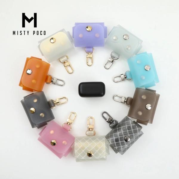 マルチイヤホンケースS ワイヤレスイヤホン ケース コンパクト ミニ PVC クリア お出かけ 日本...