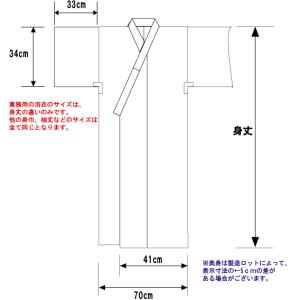 大人浴衣 日本製 業務用仕立 カラー浴衣 遊美...の詳細画像3