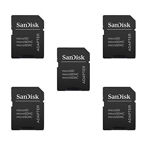 5個パック - Sandisk MicroSD MicroSDHC - SD SDHCアダプター最大...