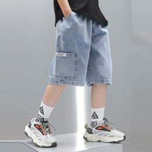 110‐170cm デニムハーフパンツ キッズ...の詳細画像2