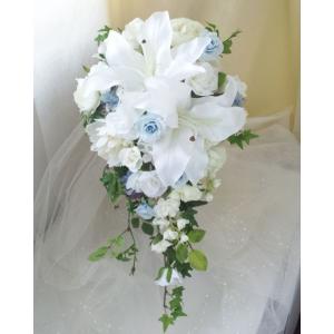 ブーケ・ブートニアセット ブライダル リアル  カサブランカ