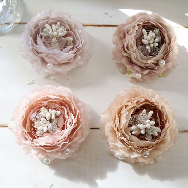 ビジューラナンのコサージュ　　パール　卒業式　卒園式　入学式　入園式　フォーマル