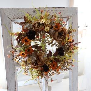 misuzu038 季節のリース ミモザのナチュラルリース 玄関 アカシア