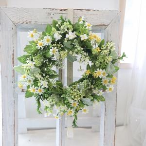 ミモザリース◇ナチュラル◇花束リース ◇ミモザプルプレア◇花束リース◇ナチュラル ◇ミモザプルプレア