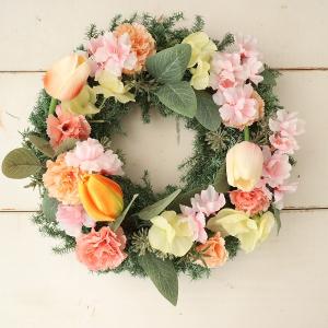【現品限り】桜とチューリップが彩る春爛漫のリー...の詳細画像2