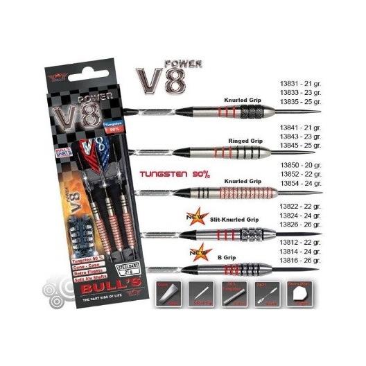 Bull's 13841 V8 Stl 90% tg 21gハードダーツ