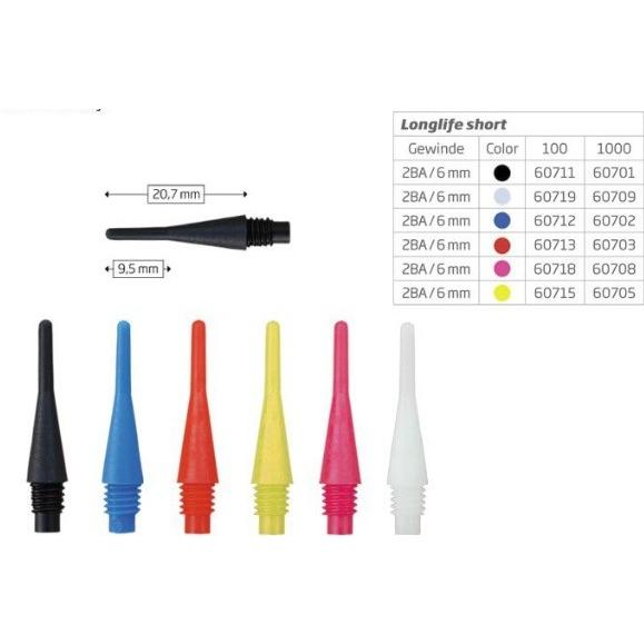 Bull's 60713 LLife Sht 100個入 2BA Red