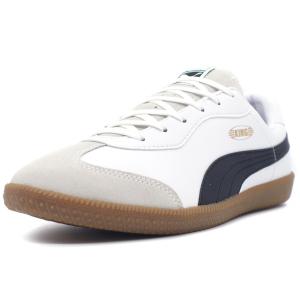 Puma　KING 21 IT　PUMA WHITE/PUMA BLACK/GUM (106696-02)｜mita-sneakers