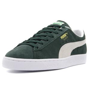 Puma　SUEDE CLASSIC XXI　GREEN GABLES/PUMA WHITE (374915-16)｜mita-sneakers