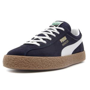 Puma　MUENSTER OG "Made in ROMANIA"　PUMA NEW NAVY/PUMA WHITE (384218-01)｜mita-sneakers