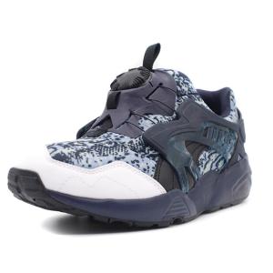 Puma　DISC BLAZE SNAKE　SPRING BLUE/PARISIAN NIGHT (391961-01)｜mita-sneakers