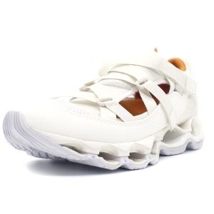 MIZUNO　WAVE PROPHECY STRAP　OFF WHITE/CAMEL (D1GA225102)｜mita-sneakers